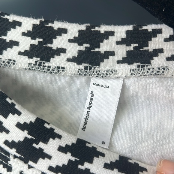 American Apparel Houndstooth Top - Picture 2 of 4